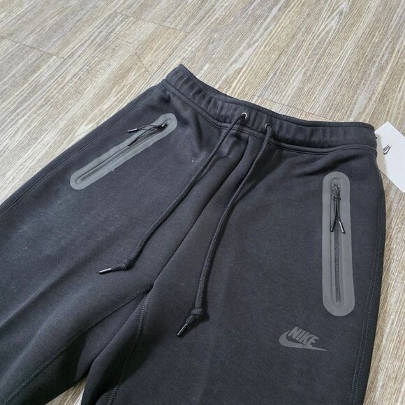 Nike Sportswear Men’s Tech Fleece Pants Black HJ6533-010 Size Small S Adjustable - Picture 3 of 14